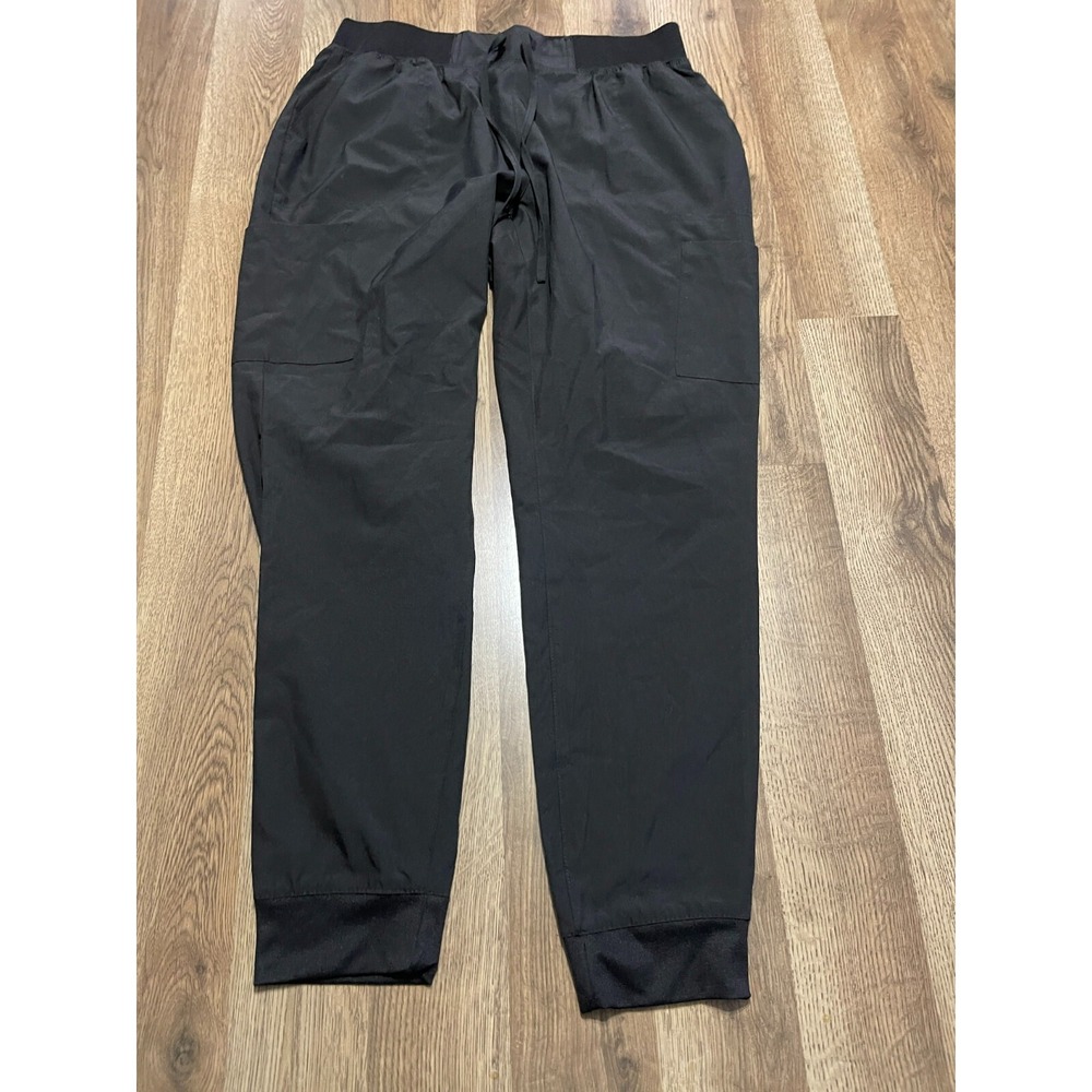 Pandamed Pants, Women's Size Large, Black, Scrub Pants, Pull On